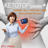 New KETOTOP Plaster 120 Sheets (40 Sheets/pack of 3) Pain Relief Patch Arthritis Knee Wrist Back Neck Pain